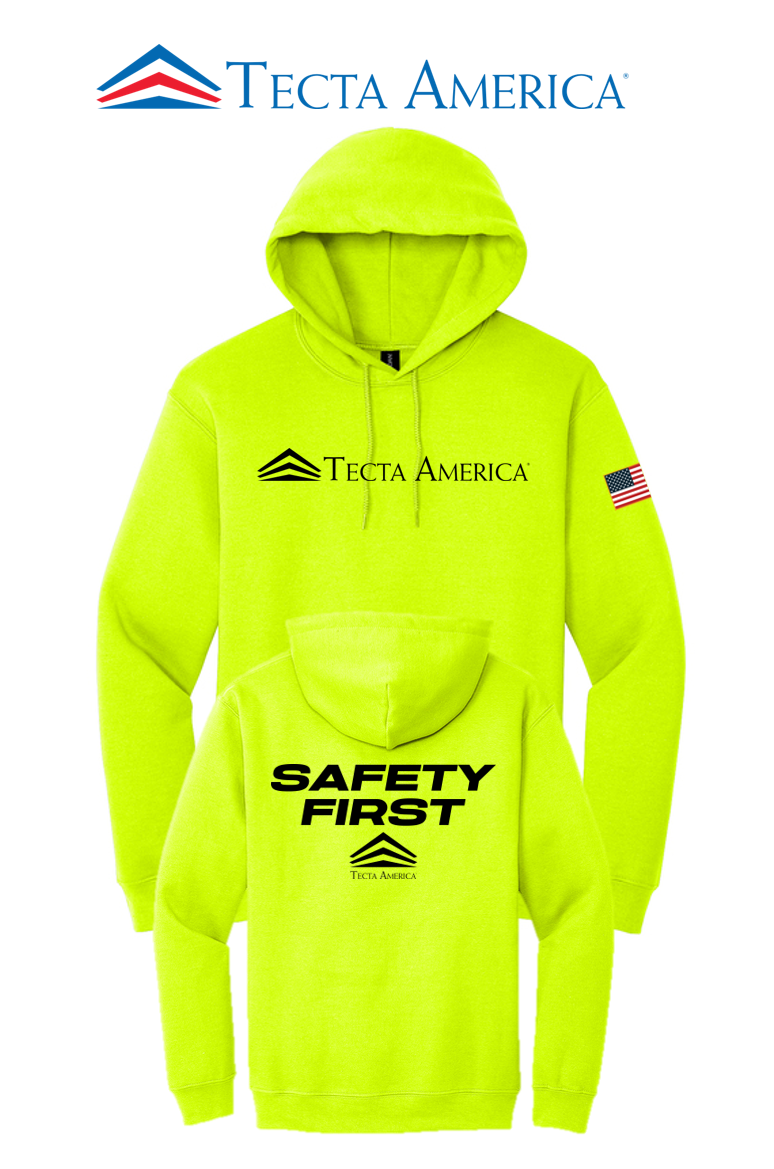 SAFETY FIRST Core Fleece Pullover Hooded Sweatshirt - Corporate