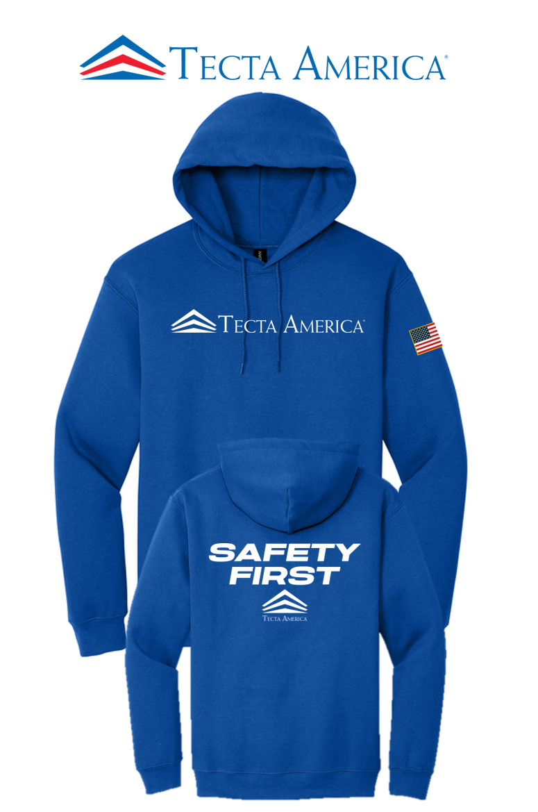 SAFETY FIRST Core Fleece Pullover Hooded Sweatshirt - Corporate
