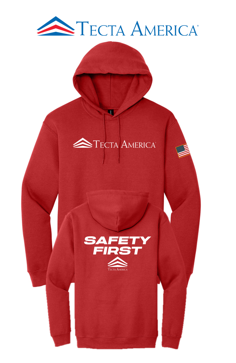SAFETY FIRST Core Fleece Pullover Hooded Sweatshirt - Corporate