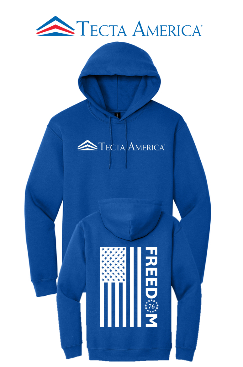 Freedom 76 Core Fleece Pullover Hooded Sweatshirt - Corporate