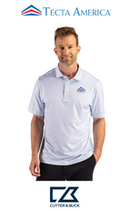 Cutter & Buck Pike Recycled Fern Print Mens Polo - Corporate