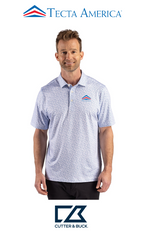 Cutter & Buck Pike Recycled Fern Print Mens Polo - Corporate