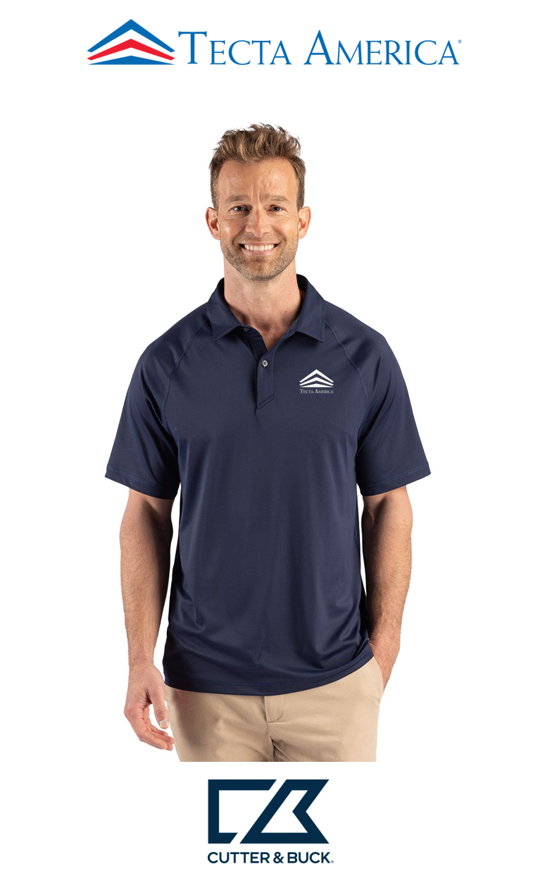 Cutter & Buck Prospect Recycled Featherlight Stretch Mens Sport Polo - Corporate