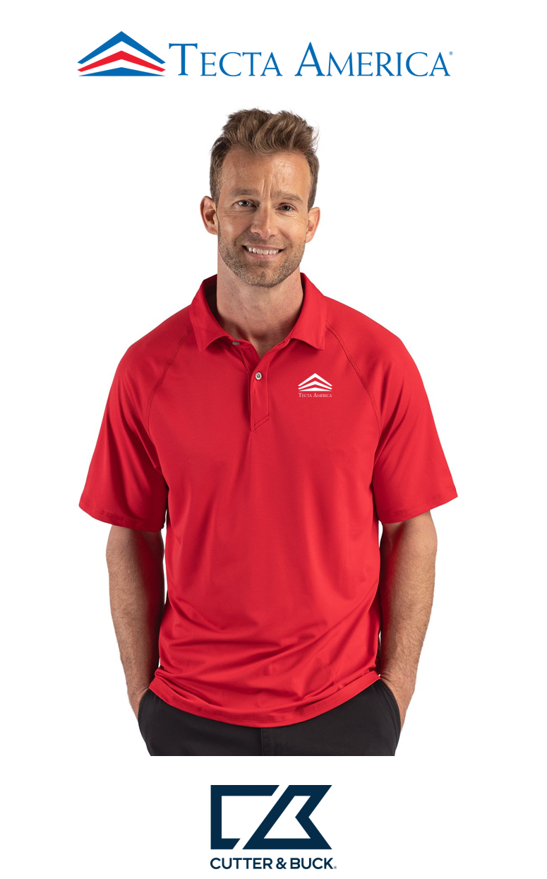 Cutter & Buck Prospect Recycled Featherlight Stretch Mens Sport Polo - Corporate