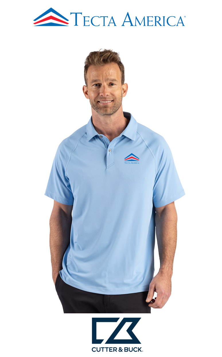 Cutter & Buck Prospect Recycled Featherlight Stretch Mens Sport Polo - Corporate