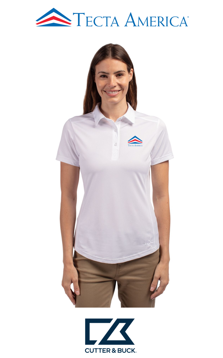 Cutter & Buck Prospect Recycled Featherlight Stretch Womens Polo - Corporate