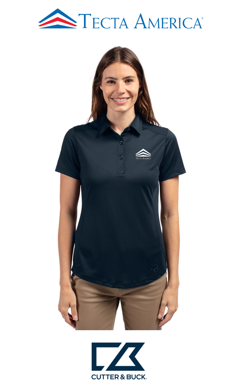 Cutter & Buck Prospect Recycled Featherlight Stretch Womens Polo - Corporate