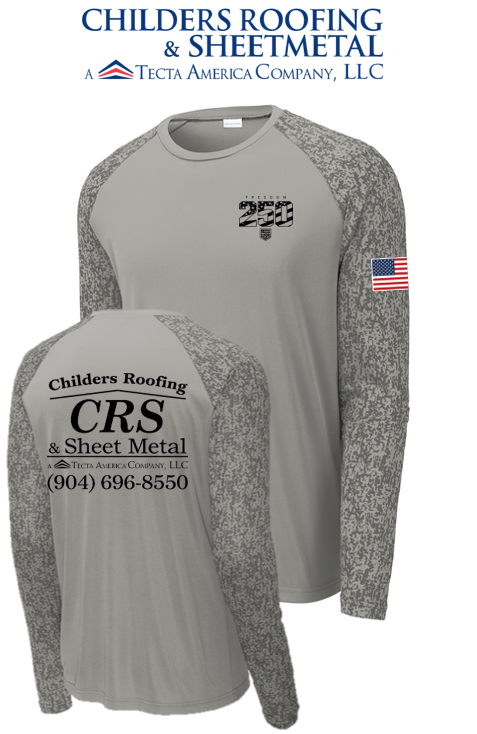 Sport-Tek® Long Sleeve Digi Camo Tee - CRS