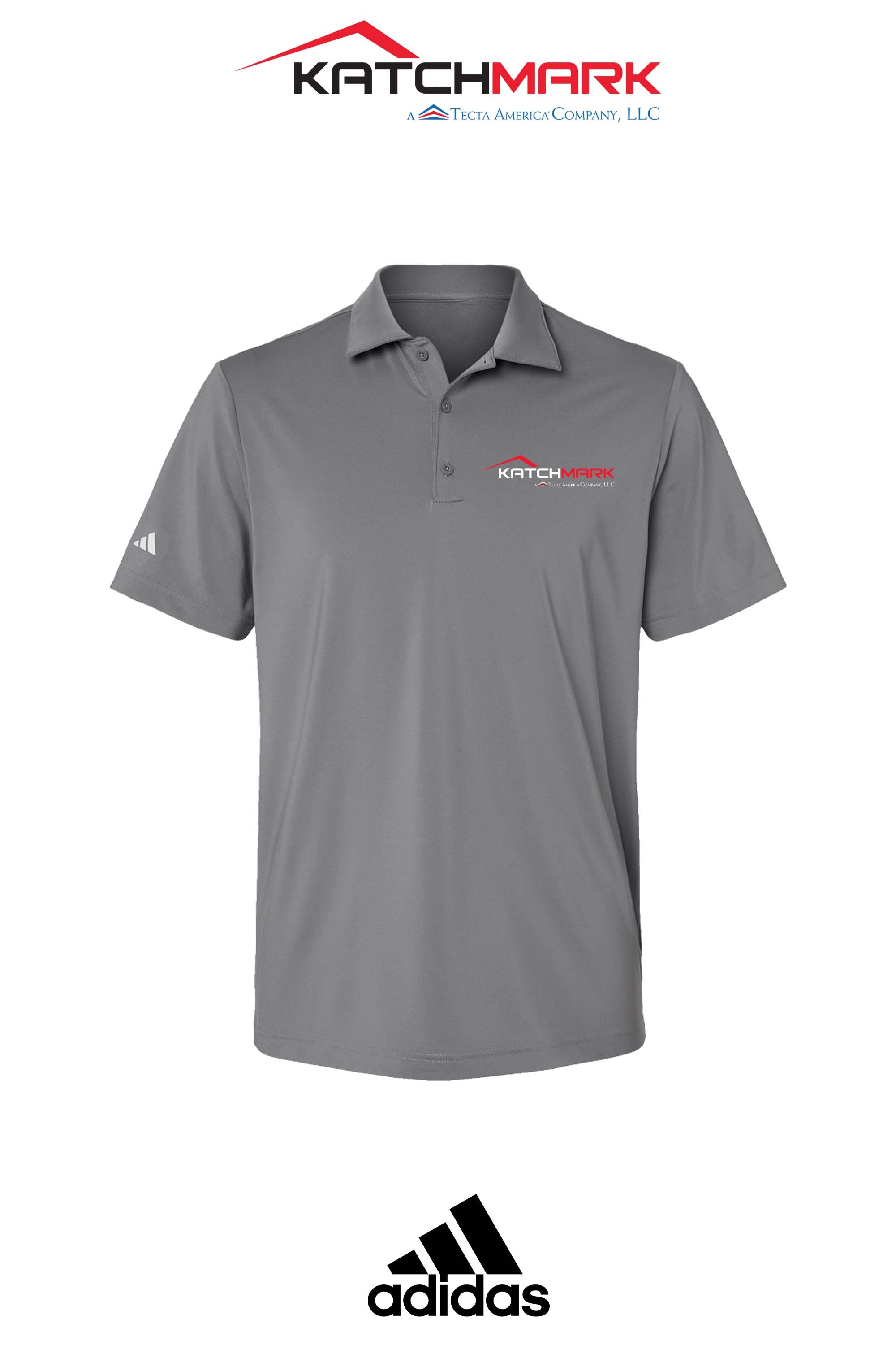 Adidas Men's Ultimate365 Solid Polo - Katchmark, A Tecta American Company LLC