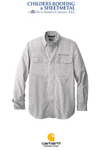 Carhartt Force® Solid Long Sleeve Shirt - Tecta America Carolinas LLC