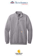 Carhartt® Midweight 1/4-Zip Mock Neck Sweatshirt - Tecta America Carolinas LLC