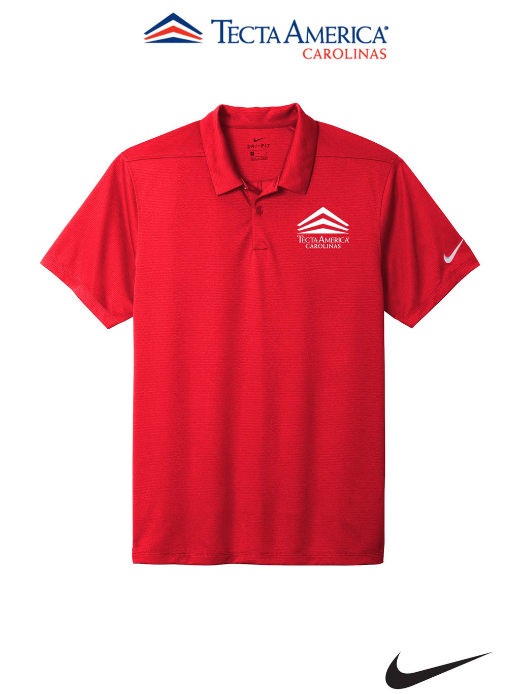 Nike Dry Essential Solid Polo - Tecta America Carolinas LLC