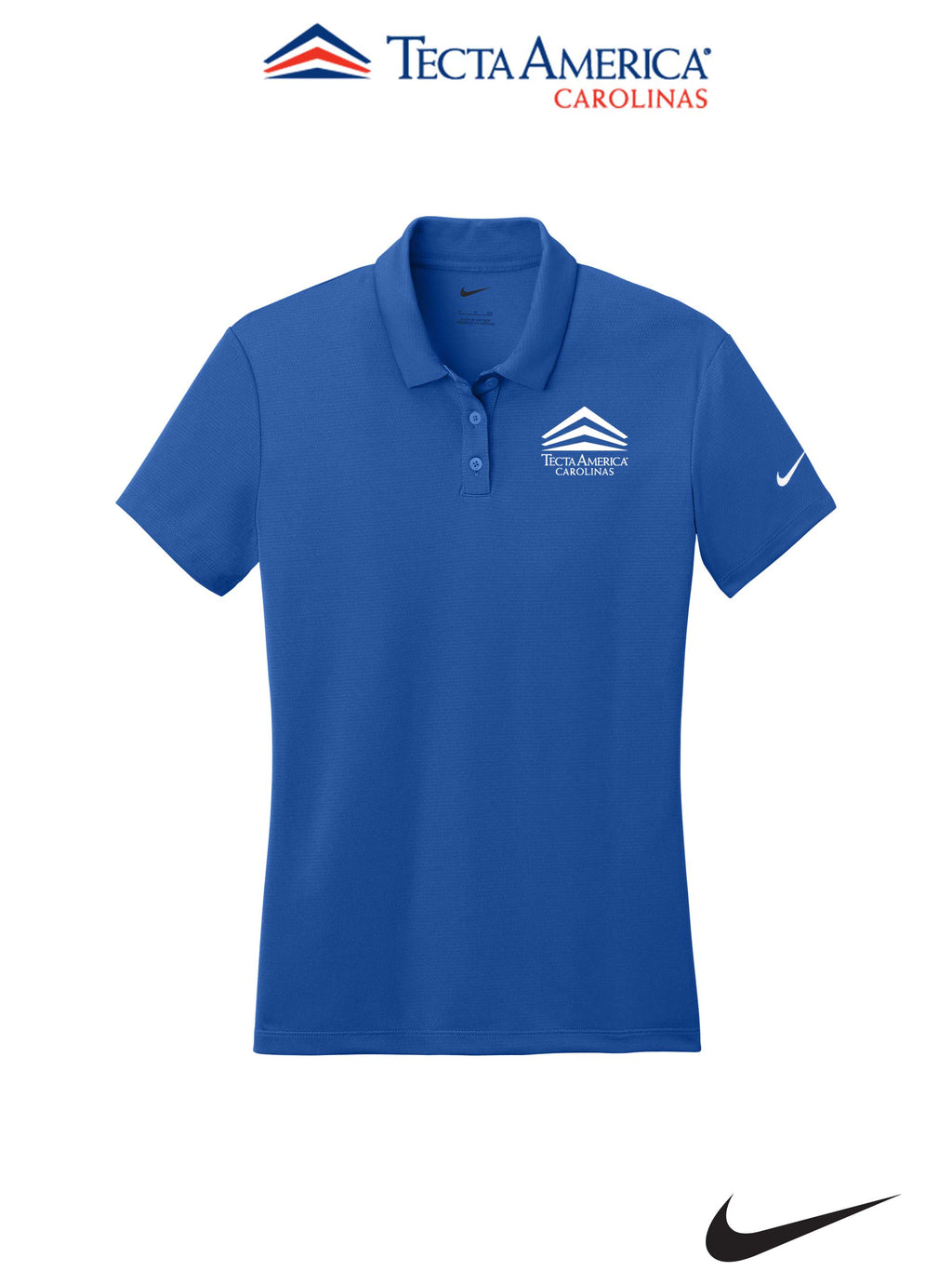 Nike Women's Dry Essential Solid Polo - Tecta America Carolinas LLC