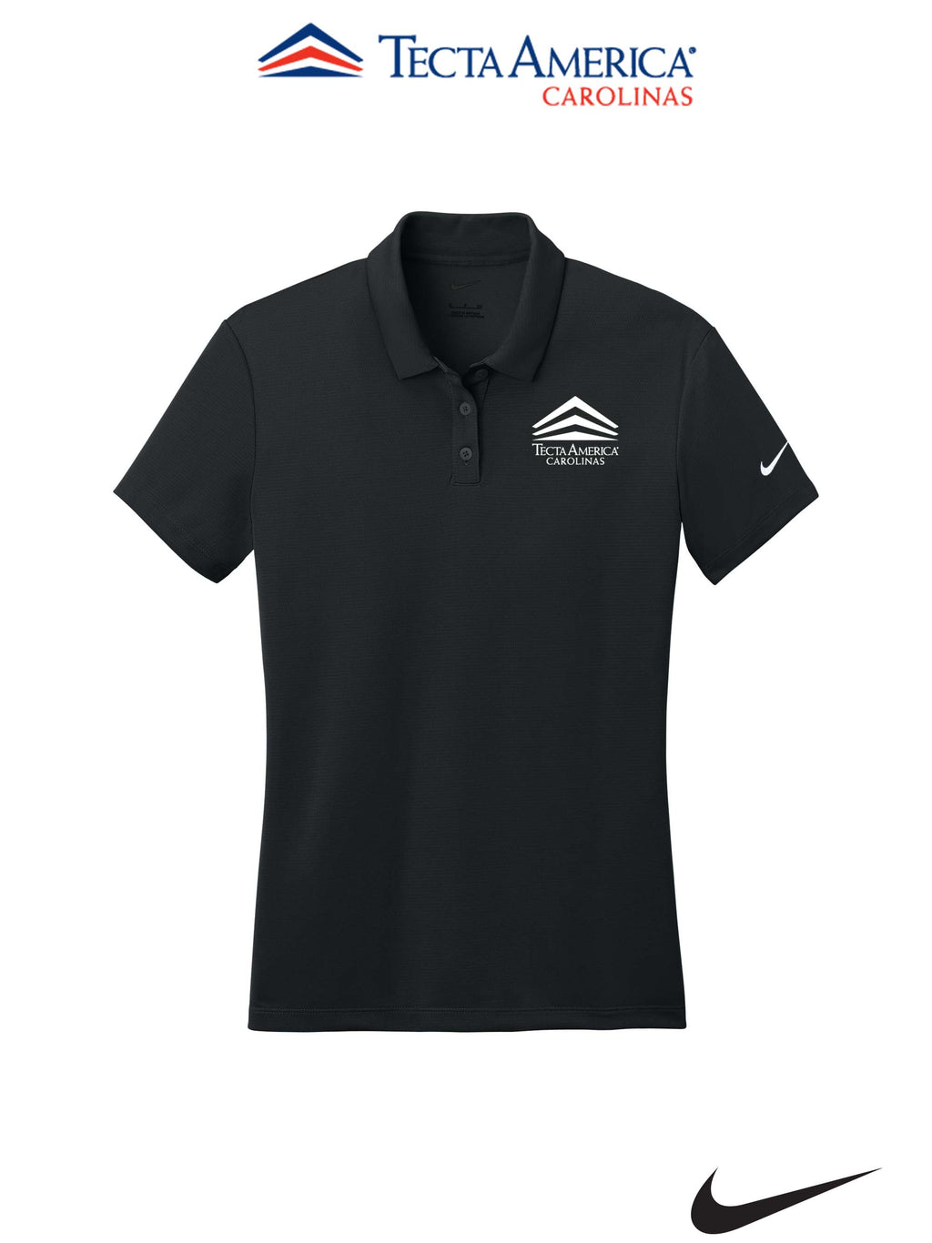 Nike Women's Dry Essential Solid Polo - Tecta America Carolinas LLC