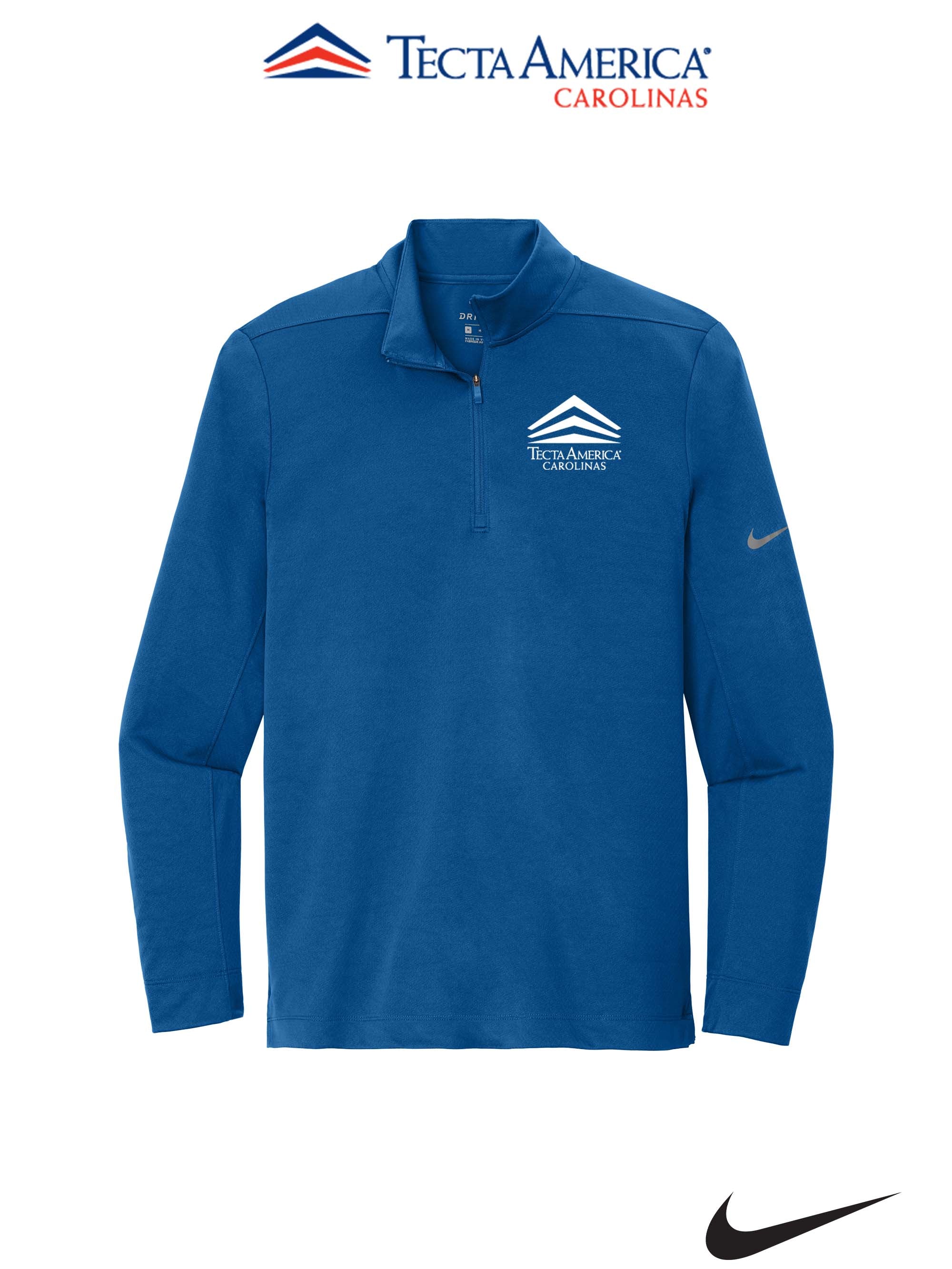 Nike Dry 1/2-Zip Cover-Up - Tecta America Carolinas LLC