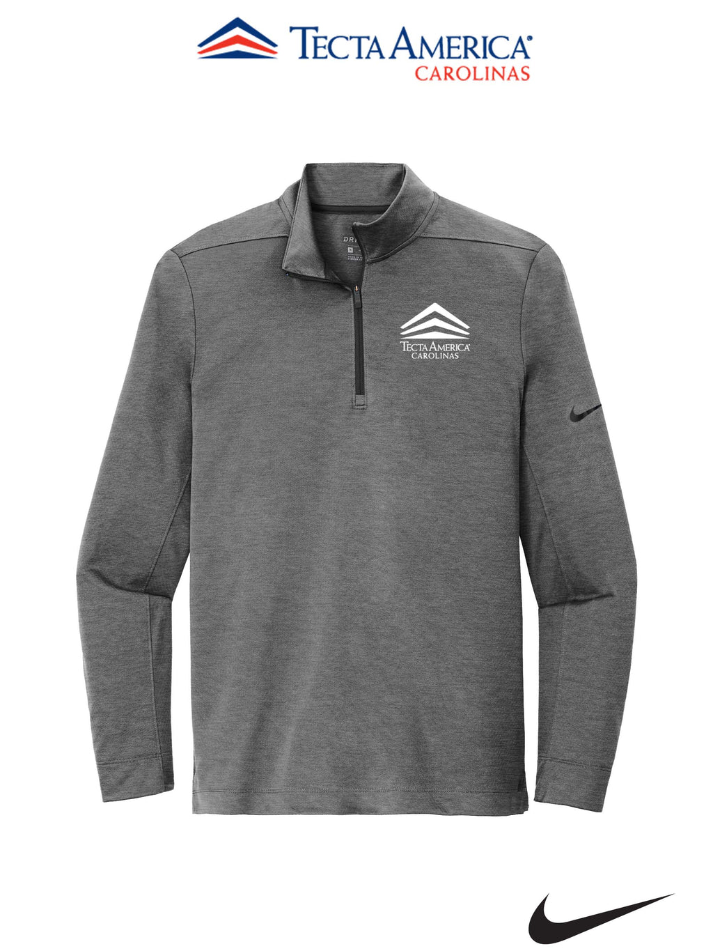 Nike Dry 1/2-Zip Cover-Up - Tecta America Carolinas LLC