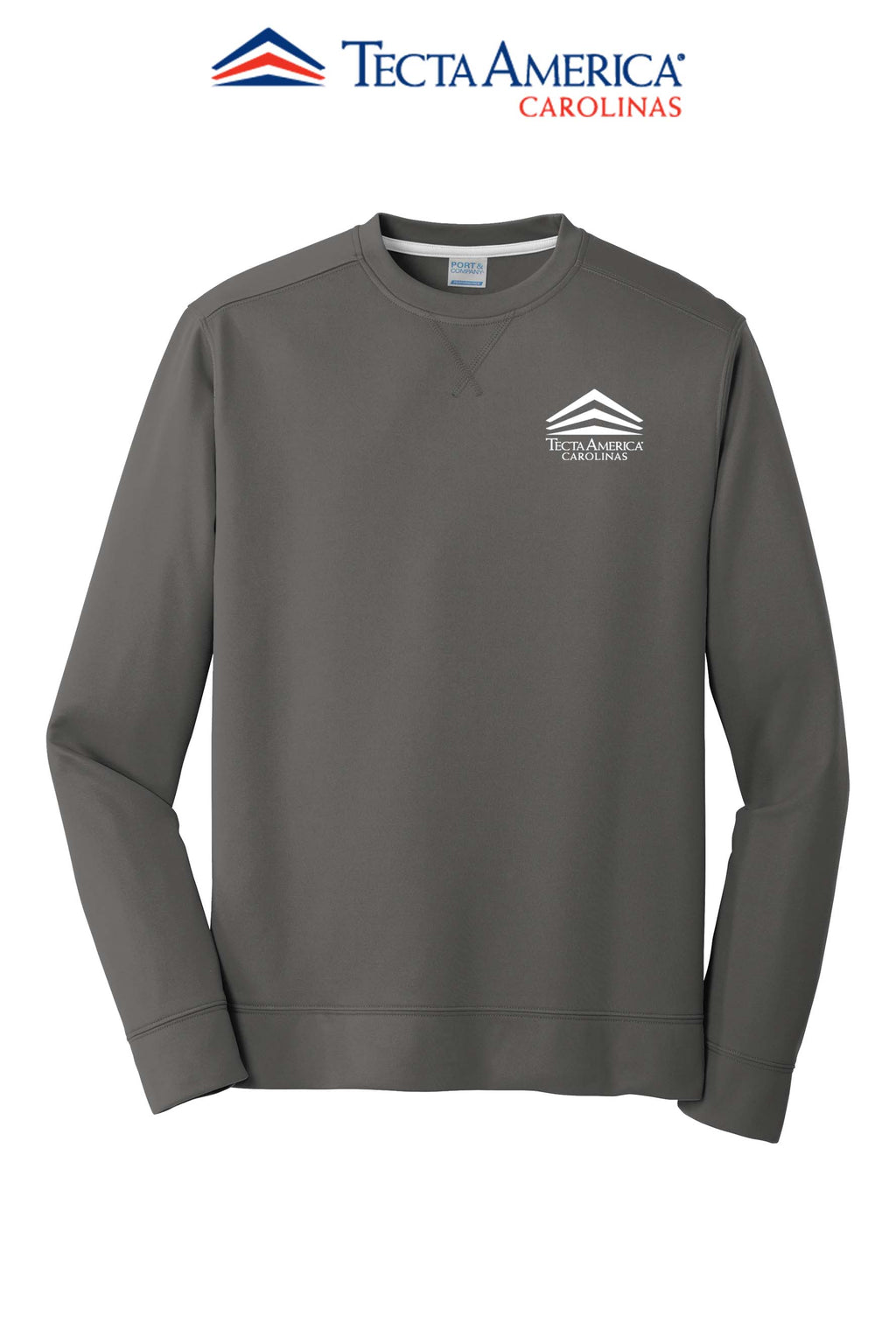 Port & Co™ Performance Fleece Crewneck Sweatshirt - Tecta America Carolinas LLC