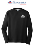 Port & Co™ Performance Fleece Crewneck Sweatshirt - Tecta America Carolinas LLC