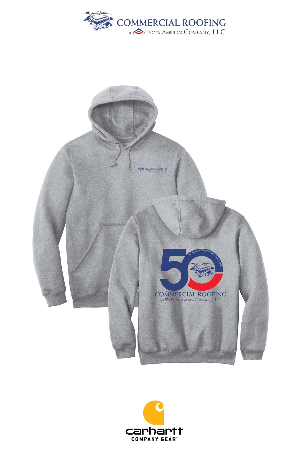 Carhartt® Midweight Hooded Sweatshirt - Commercial Roofing