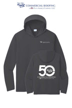 Port & Co™ Performance Pullover Hooded UPF50 Tee - Commercial Roofing