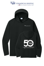 Port & Co™ Performance Pullover Hooded UPF50 Tee - Commercial Roofing