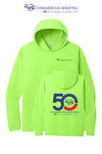 Port & Co™ Performance Pullover Hooded UPF50 Tee - Commercial Roofing
