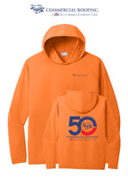 Port & Co™ Performance Pullover Hooded UPF50 Tee - Commercial Roofing