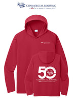 Port & Co™ Performance Pullover Hooded UPF50 Tee - Commercial Roofing