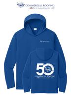Port & Co™ Performance Pullover Hooded UPF50 Tee - Commercial Roofing
