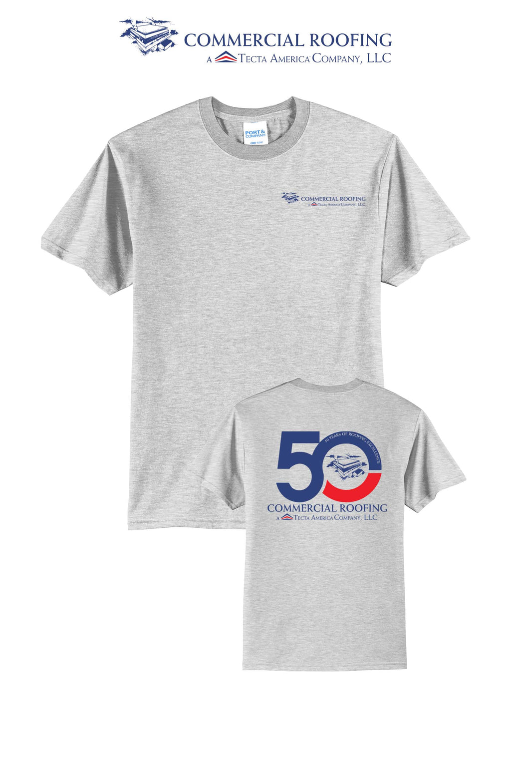 Port & Co™ Core Blend Tee - Commercial Roofing