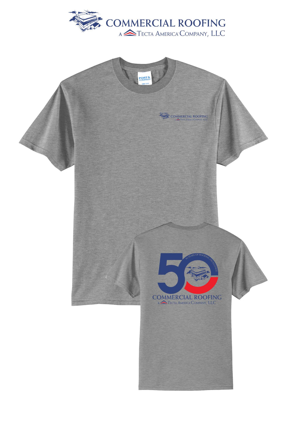 Port & Co™ Core Blend Tee - Commercial Roofing