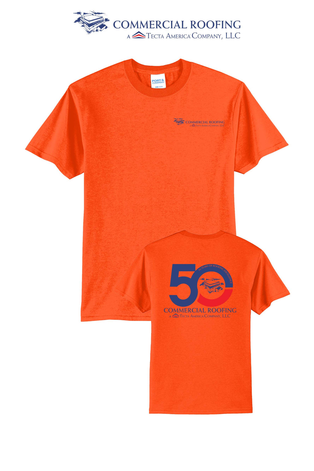 Port & Co™ Core Blend Tee - Commercial Roofing