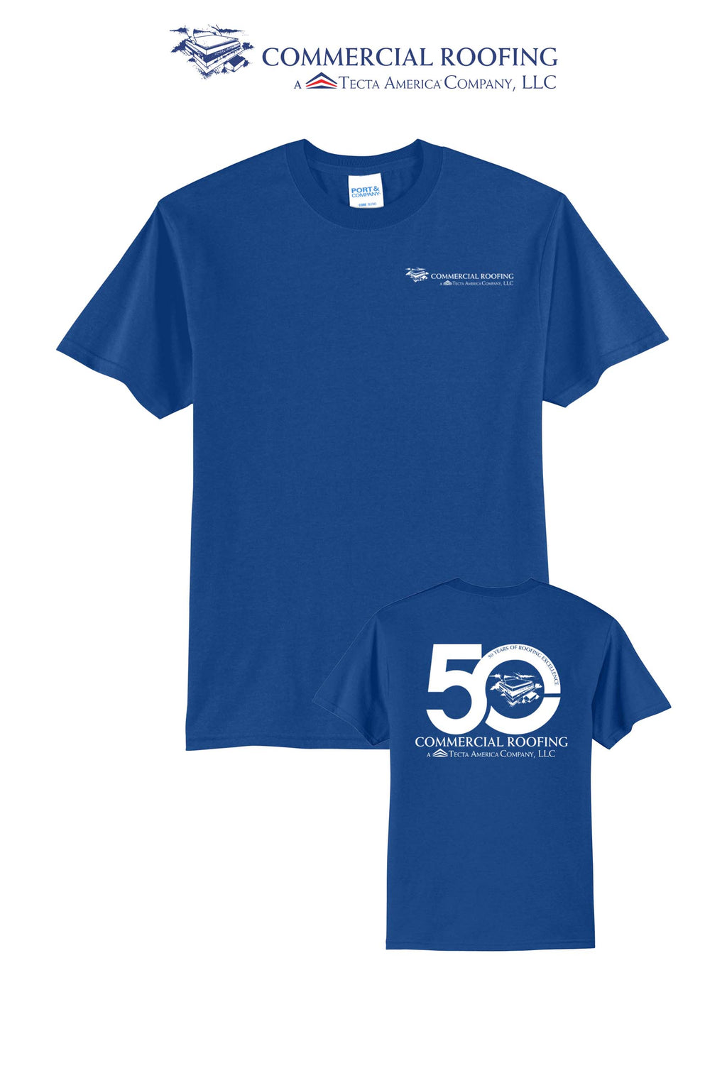 Port & Co™ Core Blend Tee - Commercial Roofing