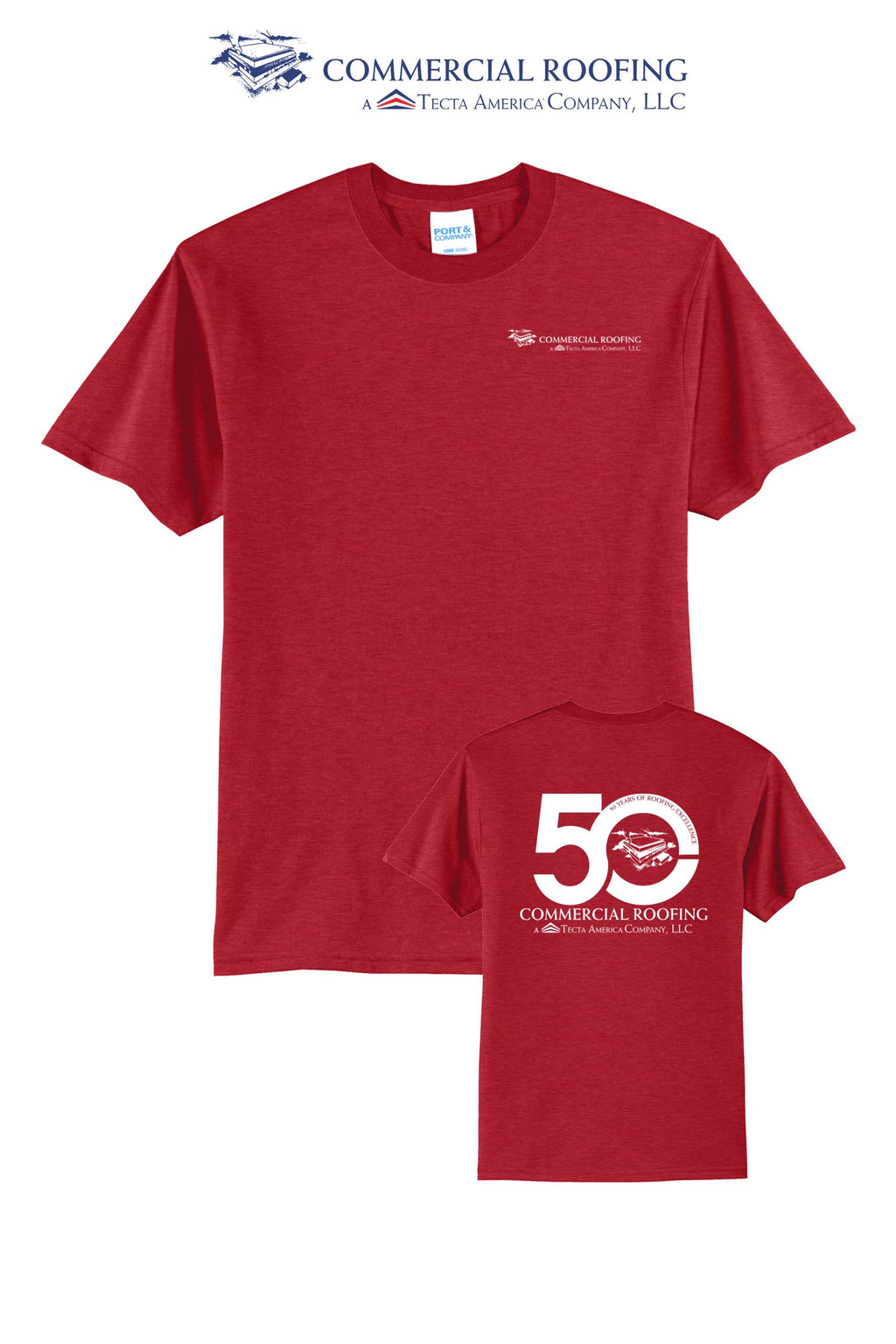 Port & Co™ Core Blend Tee - Commercial Roofing