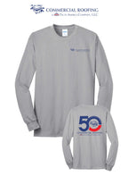 Port & Co™ Long Sleeve Core Blend Tee - Commercial Roofing