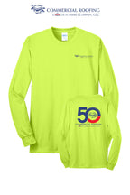 Port & Co™ Long Sleeve Core Blend Tee - Commercial Roofing
