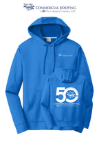 Port & Co™ Performance Fleece Pullover Hooded Sweatshirt - Commercial Roofing