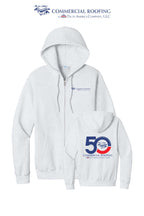Port & Co™ Core Fleece Full-Zip Hooded Sweatshirt - Commercial Roofing