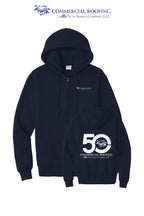 Port & Co™ Core Fleece Full-Zip Hooded Sweatshirt - Commercial Roofing