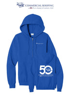 Port & Co™ Core Fleece Full-Zip Hooded Sweatshirt - Commercial Roofing