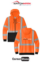 CornerStone® ANSI 107 Class 3 Heavy-Duty Fleece Full-Zip Hoodie - Katchmark, A Tecta American Company LLC