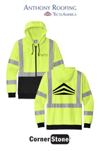 CornerStone® ANSI 107 Class 3 Heavy-Duty Fleece Full-Zip Hoodie - Anthony Roofing