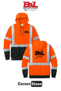 CornerStone® ANSI 107 Class 3 Heavy-Duty Fleece Pullover Hoodie - B&L Sheet Metal & Roofing