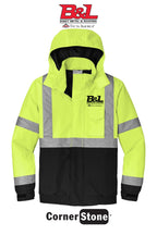 CornerStone® ANSI 107 Class 3 Economy Waterproof Insulated Bomber Jacket - B&L Sheet Metal & Roofing