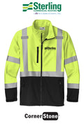 CornerStone® ANSI 107 Class 3 Soft Shell Jacket - Sterling, A Tecta American Company LLC