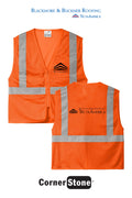 CornerStone® ANSI 107 Class 2 Economy Mesh Zippered Vest - Blackmore & Buckner