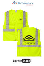 CornerStone® ANSI 107 Class 2 Economy Mesh Zippered Vest - Tecta America Carolinas LLC