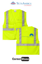 CornerStone® ANSI 107 Class 2 Economy Mesh Zippered Vest - Monument Roofing of Colorado
