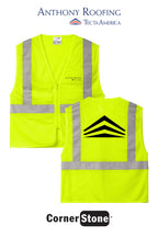 CornerStone® ANSI 107 Class 2 Economy Mesh Zippered Vest - Anthony Roofing