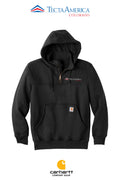 Carhartt® Rain Defender® Paxton Heavyweight Hooded Zip Mock Sweatshirt - Monument Roofing of Colorado